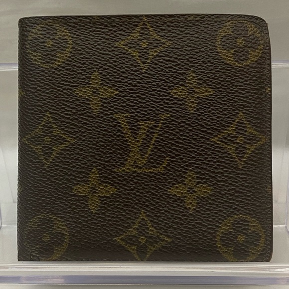 Louis Vuitton Monogram Bifold Wallet Snap Pocket/Card Slots/Dual Cash Pockets - Picture 1 of 13